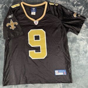 Reebok OnField NFL New Orleans Saints #9 Drew Brees Football Jersey Womens M